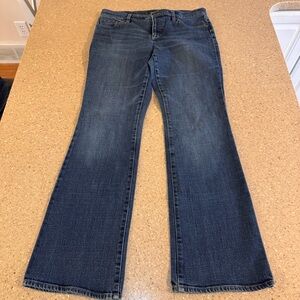 Lauren Ralph Lauren Women's Straight Leg Jeans in Dark Blue Wash